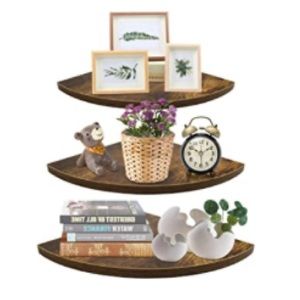 3 piece Corner Shelves
